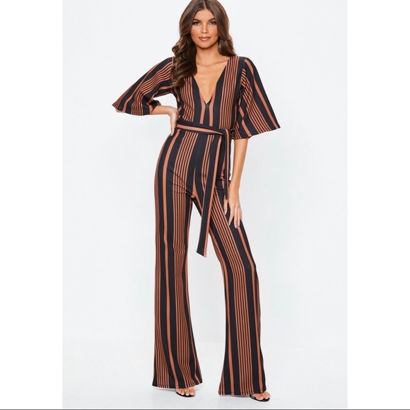 Free People Dresses & Skirts - BNWT Missguided Rust & Black Jumpsuit STUNNING!